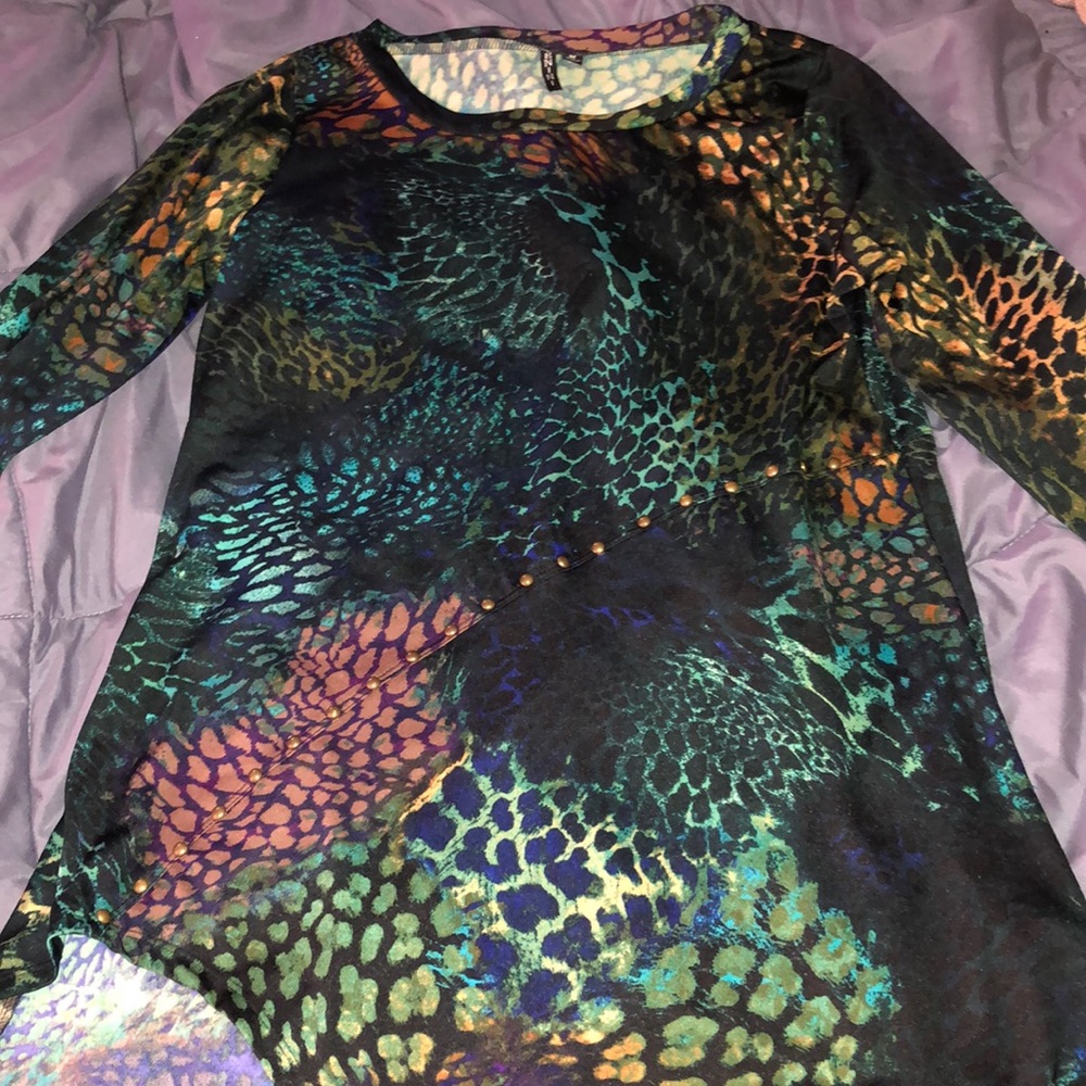 Venini print top